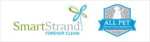 A logo of a cleaning company with the words " strand never clean ".